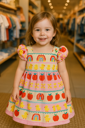 Vestido Infantil Feminino Luna Bloom
