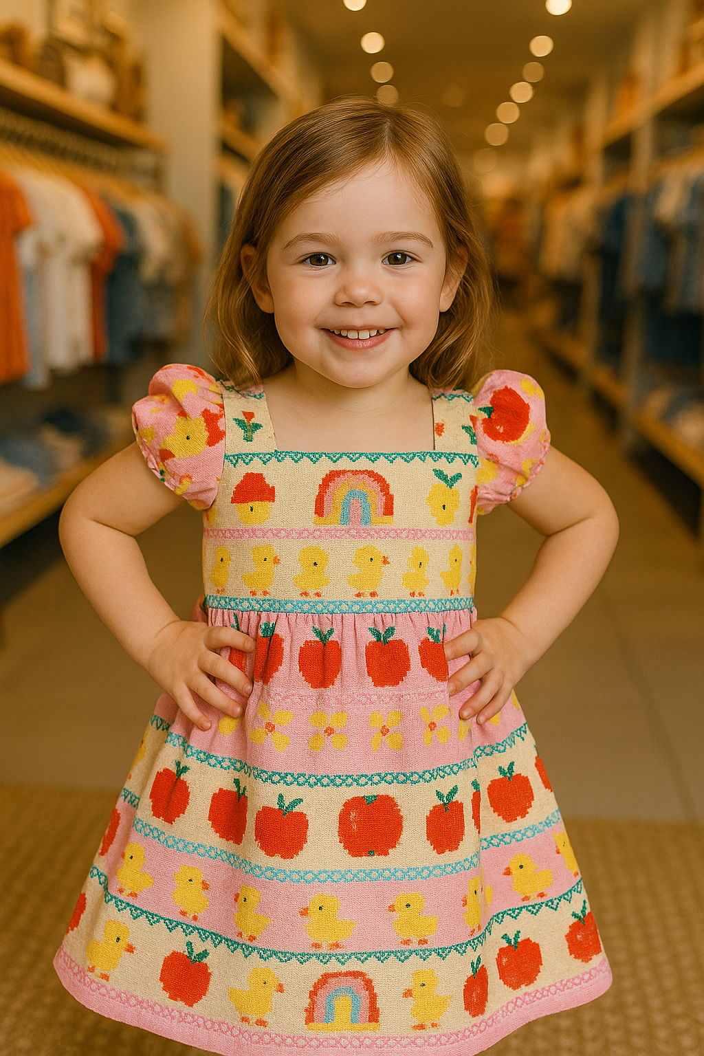 Vestido Infantil Feminino Luna Bloom