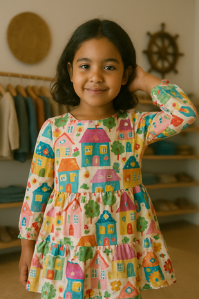 Vestido Infantil Feminino Lily Patch