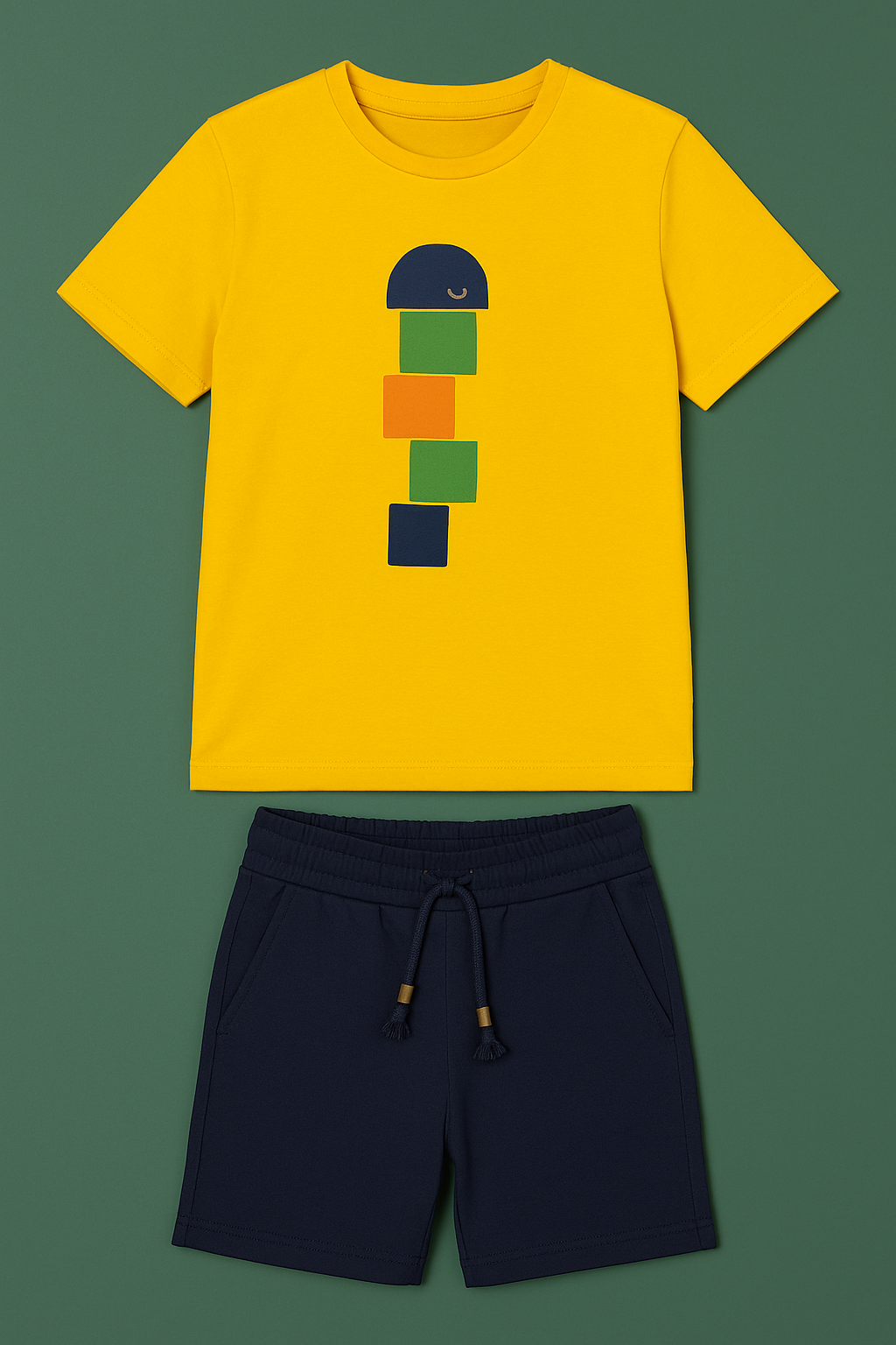 Camisa Infantil Masculina Block Tee