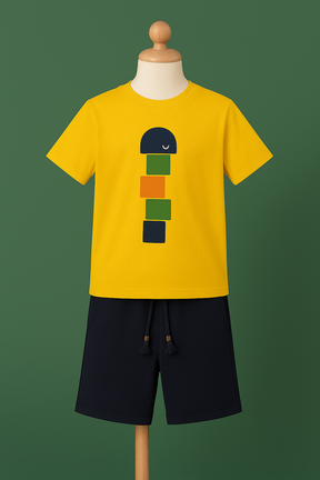 Camisa Infantil Masculina Block Tee