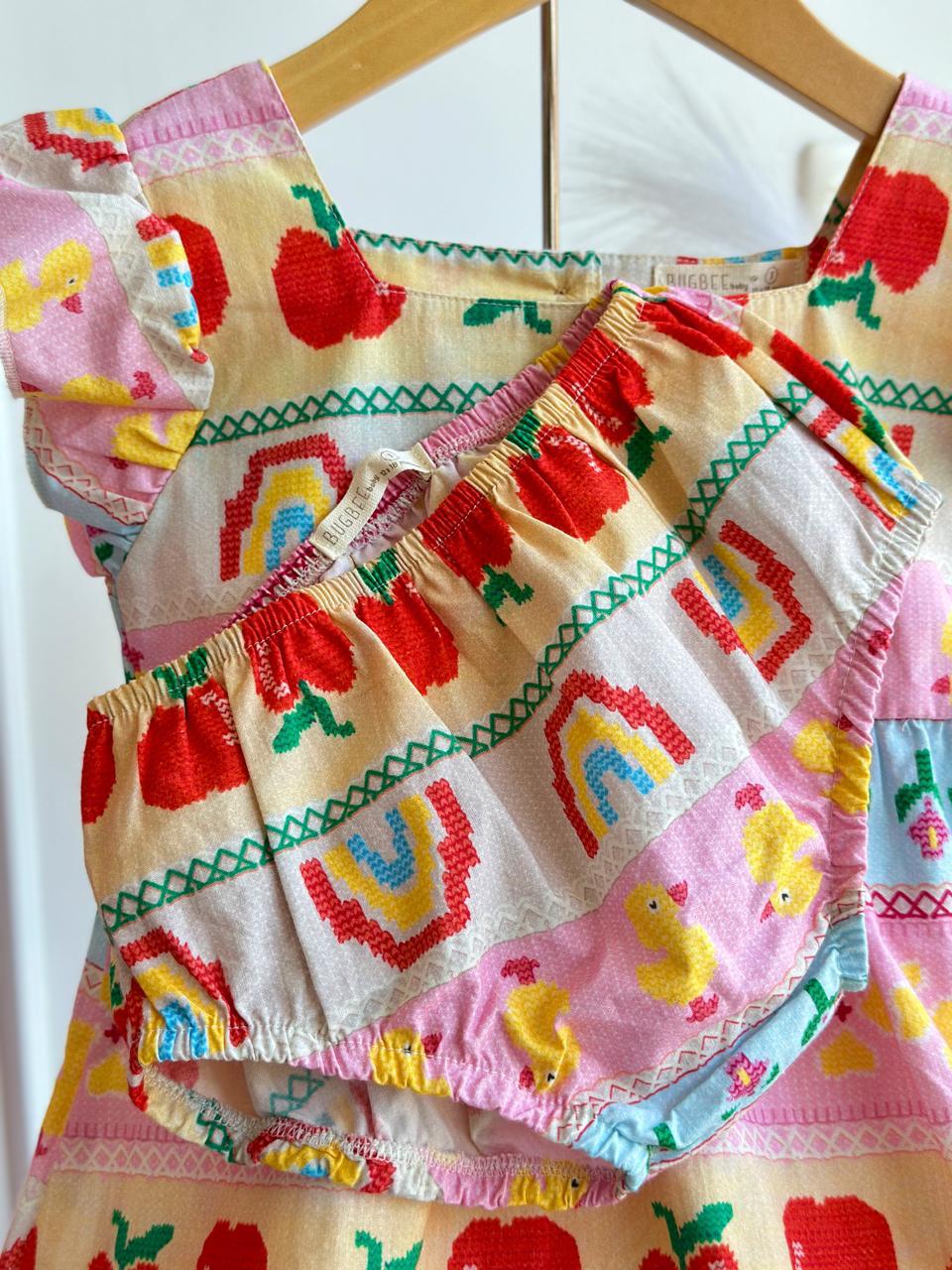 Vestido Infantil Feminino Luna Bloom
