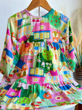 Vestido Infantil Feminino Lily Patch