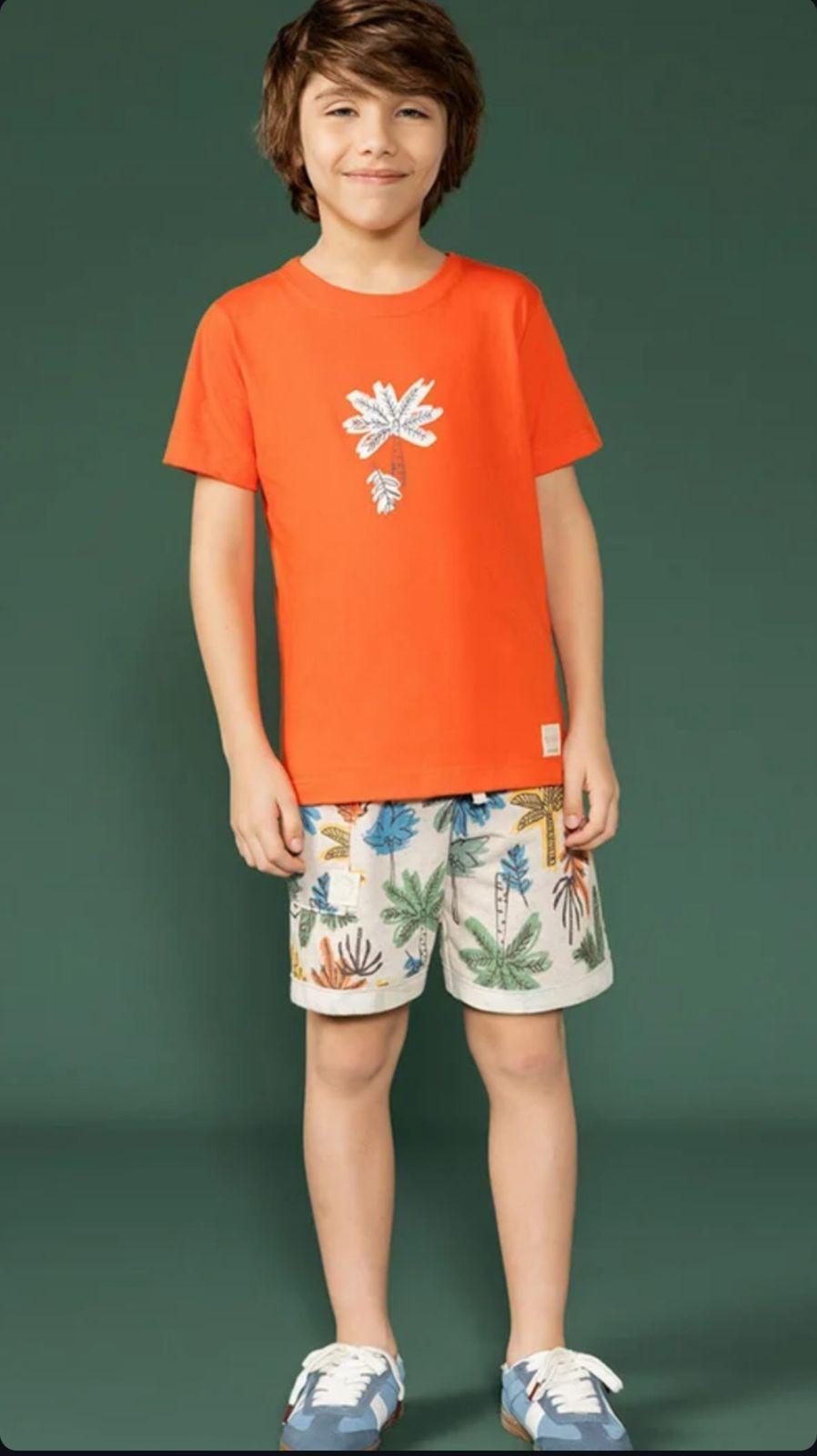 Short Infantil Masculino Tropic Vibes